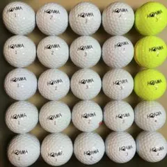素人が集めたゴルフロストボール25球HONMA TW–X