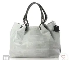 イタリア製クロコ型押しトートバッグ【定価132,000円】