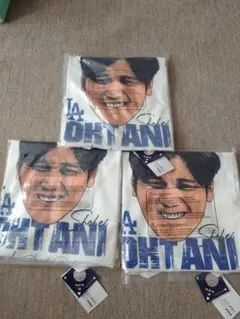 FOCO 大谷翔平 LAドジャース Tシャツ Ｌ 白 新品未使用 3枚セット