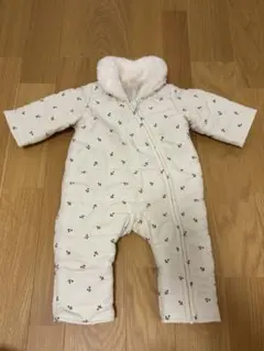 プティマイン　チェリー柄　ジャンプスーツ　70㎝