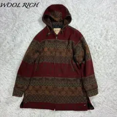 ニ*キ様 希少✨90`s ウールリッチ ブランケットコート ジャケット L