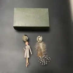ハンドメイド ピアス(両耳用)