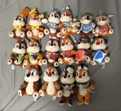 チップとデール ぬいぐるみバッジ まとめ売り