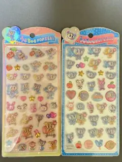 キャラクター　ポップシール２枚セット