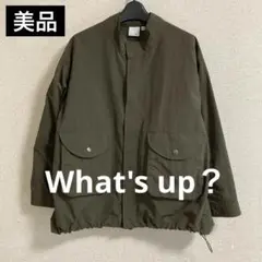 【美品】what's up? / ナイロンリップストップジャケット