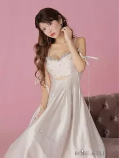 yさん専用】ROBE de FLEURS ドレス アイボリー M - メルカリ