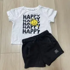 SHEIN Tシャツ ZARA ショートパンツ セット 80-90のサムネイル