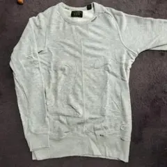 グレー スウェット トレーナー 数字22刺繍