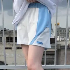8YARDS ショートパンツ　スモークブルー 8YARDSスモークブルーショートパンツ Sサイズ美品 週末値下げ！ - メルカリ