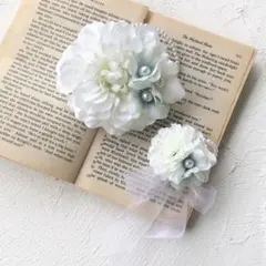 親子ペアコサージュ 入学式　卒業式　入園式　卒園式　結婚式　フォーマル