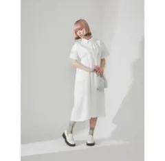 merry jenny メリージェニー　フリルローファー　アイボリーのサムネイル