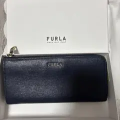 【FURLA】フルラ　長財布　ロングウォレット　ネイビー　紺