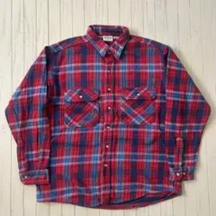 90s- 好配色 FIVE BROTHER ヘビーネルシャツ 西海岸 L相当
