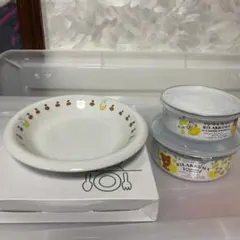 ミッフィー 皿 パスタプレート リラックマ ホーローフタ付き容器2個セット