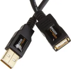 Amazonベーシック USB 延長ケーブル 2.0m USB-A 2.0