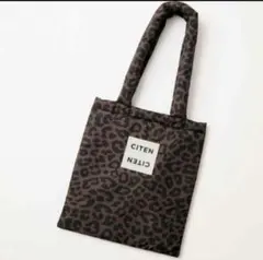 CITEN レオパード柄　パフィ　トート