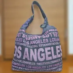 Robin Ruth ロビンルス ロサンゼルス LA トートバッグ ピンクグレーのサムネイル