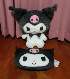 クロミ　超超BIGぬいぐるみ、フェイスクッション