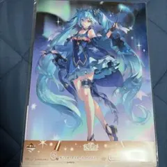 初音ミク 一番くじ S賞 雪ミクオールスターズ クリアポスター - メルカリ