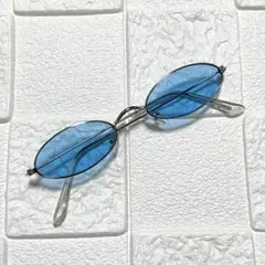 【新品】ブルー×シルバー　サングラス　UV400