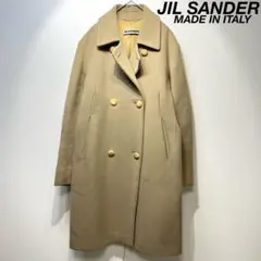 希少 JIL SANDER 上質 Aライン デザイン ロング ピーコート 34のサムネイル