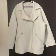ミラオーウェン　ホワイト　ハーフコート