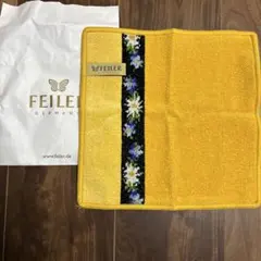 FEILER フェイラー ハンカチ イエロー 花柄のサムネイル