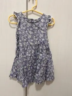 花柄紫ワンピースのサムネイル