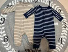 ユニクロ　リブカバーオール 70サイズ　２枚セット