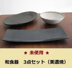 ★未使用★ 和食器 3点セット（日本製）