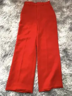 6 （ROKU ） POLYESTER RAYON ブーツカットパンツ