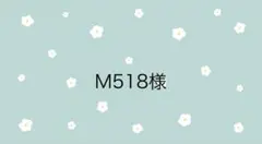 M518様専用ページ