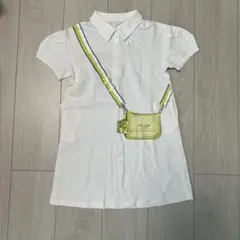 【新品】Kate Spade 半袖ポロワンピース ポケット付 120cm