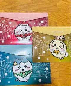 ちいかわ　セブンイレブン コラボ フラットケース　ちいかわ　ハチワレ　うさぎ