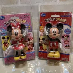 【未使用】HAPPYフレンド ディズニー リーメント ミッキーミニー2体セット