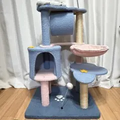 【兵庫県直接OK】8/5まで‼️ キャットタワー 爪とぎ ハンモック ジャンク品のサムネイル