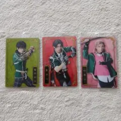 刀ミュ　十周年記念　ウエハース　メタリックプラカード