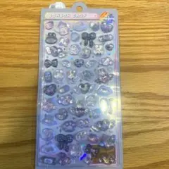 ボンボンドロップシール　オリジナル　しろくろボンボン