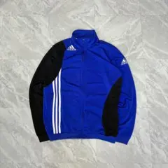 アディダス ジャージ トラックジャケット 青黒 ヴィンテージ 古着 ストリート