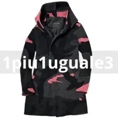 定価15.2万 1piu1uguale3 BIG CAMO WRAP コート Ⅲ