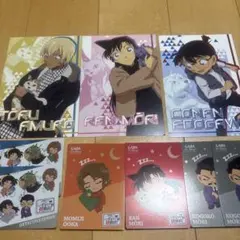 名探偵コナン 安室透 江戸川コナン 毛利蘭 毛利小五郎 ポストカード カード