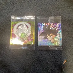 超サイヤ人スーパーサイヤ人 & 合体ザマス シール2枚セット