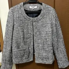 ナチュラルビューティーベイシック⭐︎ノーカラージャケット　卒業式　M