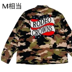 RODEO CROWNS 迷彩 USAリボン ミリタリージャケット M相当