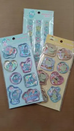 ◎ウォーターシール＆おはじきシール 3点セット