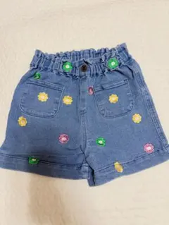 リコリッド　刺繍　ショートパンツ
