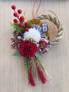 NO.406しめ縄 しめ縄リース お正月飾り　　しめ飾り 2026