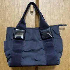 未使用 イアパピヨネ 樹脂パーツ 2wayトートバッグ Sサイズ 黒