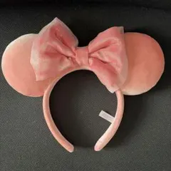 ディズニー ピンク カチューシャ　ミニー