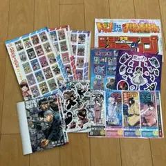 少年ジャンプ付録シールなど